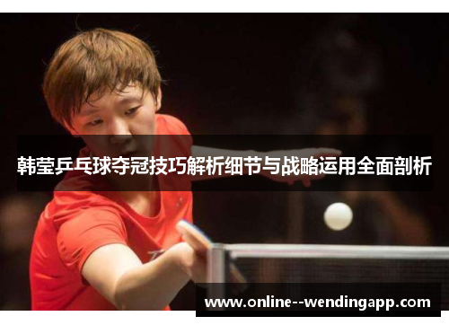 韩莹乒乓球夺冠技巧解析细节与战略运用全面剖析